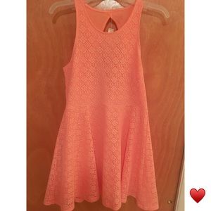 pink/salmon dress